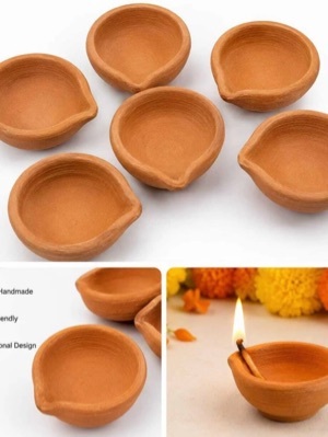 Diwali Diya - Material: Clay Terracotta