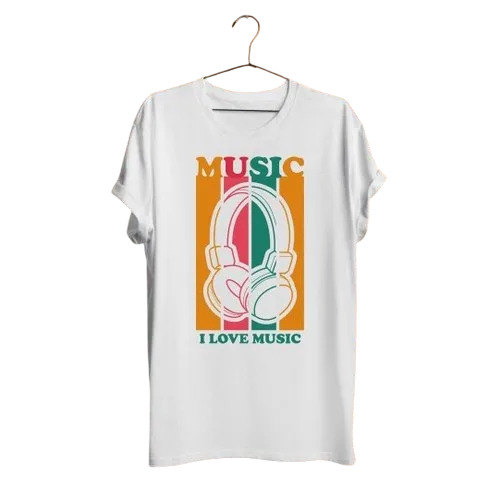 Half Sleeve Sublimation Printed Round Neck T Shirt