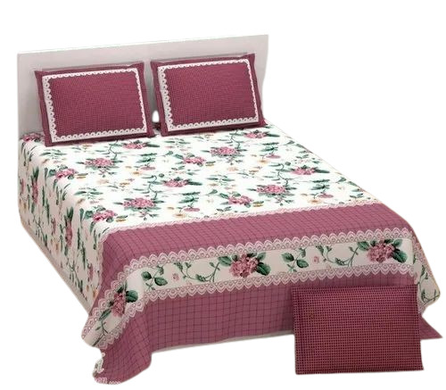 Designer Printed Double Bedsheet