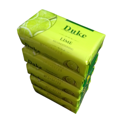 Duke Lime Reconditioning Luxury Soap (5U X 100Gms) - Color: Yellow