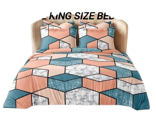 100% Cotton Printed King Size Bedsheet