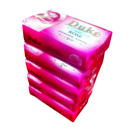 Duke Rose Fragrant Luxury Soap 5U X 100Gms - Color: Red