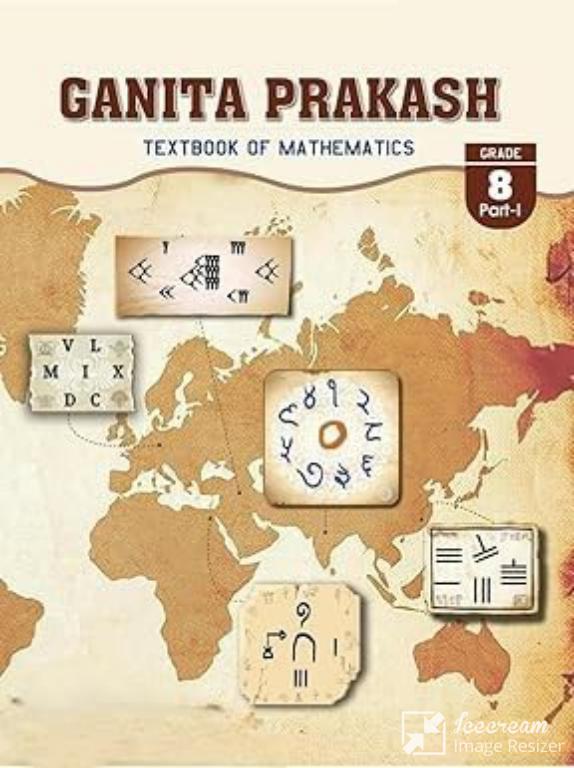 Ganita Prakash Textbook of Mathematics For Grade 8 Part-1 NCERT Book - Cardboard, Paperback, Rectangle | Interactive Activities, Conceptual Clarity, NEP 2020 Compliant