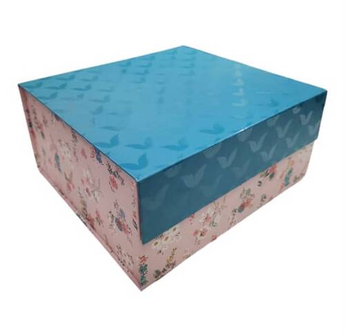 Kappa Board Corporate Gift Box - Color: Sky Blue & White