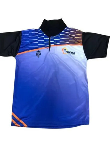 Plain Men Polyester T-Shirt