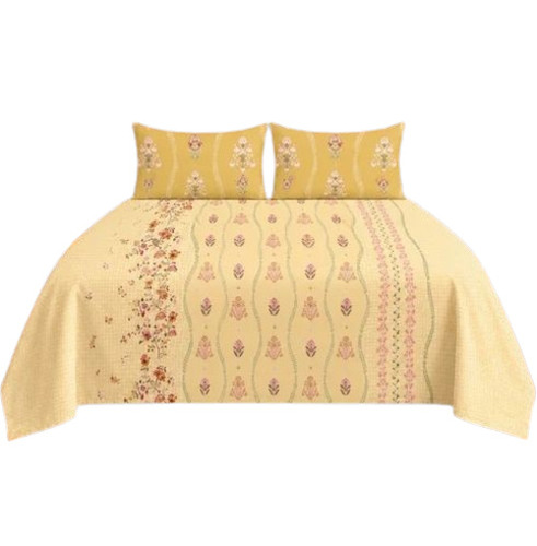 Polycotton Printed Double Bedsheet