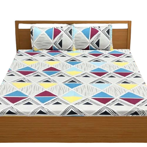 Printed Fitted Double Bedsheet