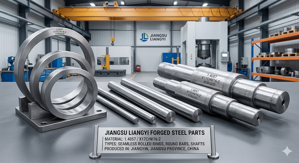 Aisi 431 1.4057 X17crni16 2 High Strength Martensitic Stainless Forgings For Shafts Bolts Pump And Valve Parts Shafts Bolts And Bars Jiangsu Liangyi