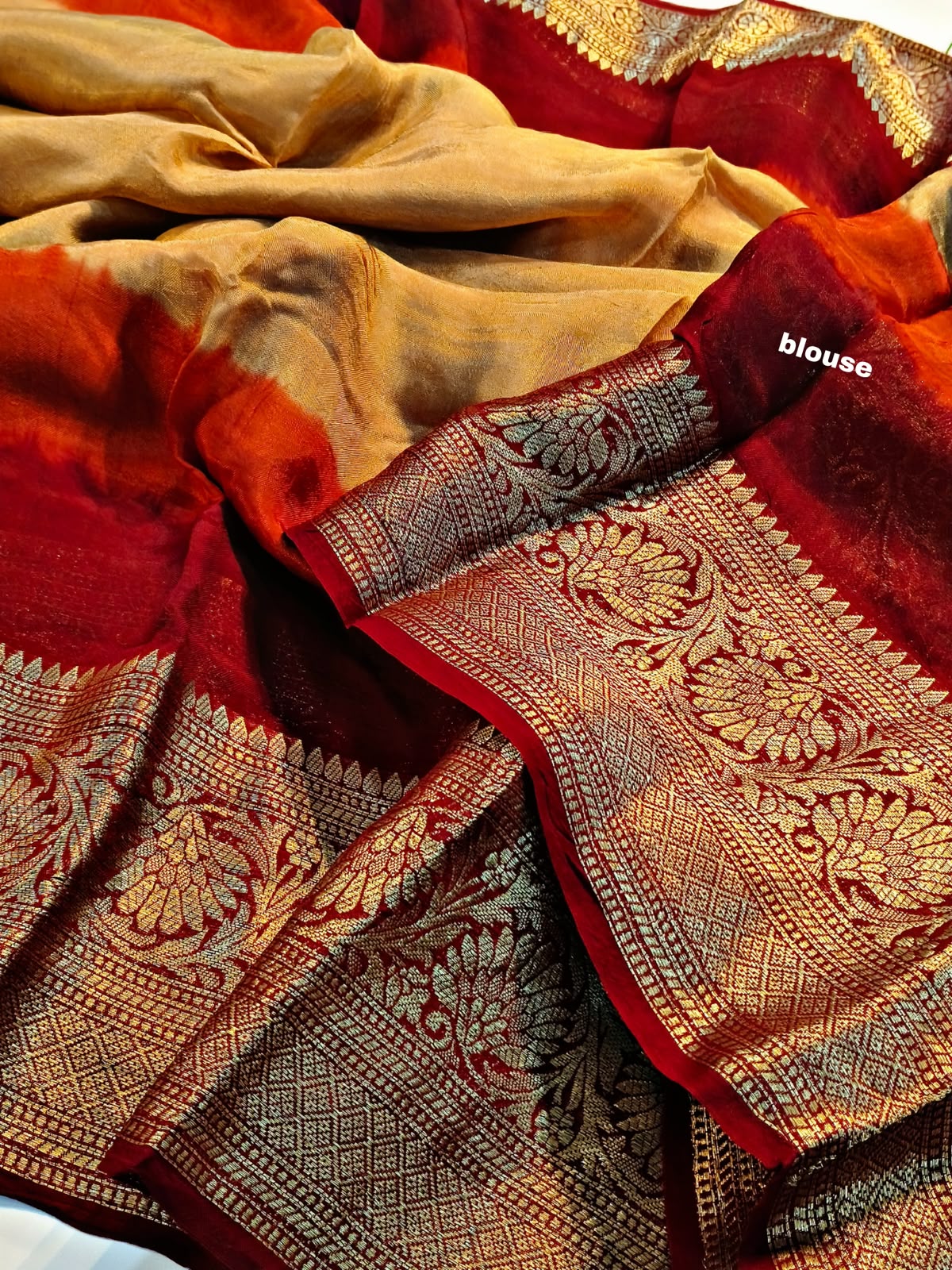 Bandhni Silk Saree
