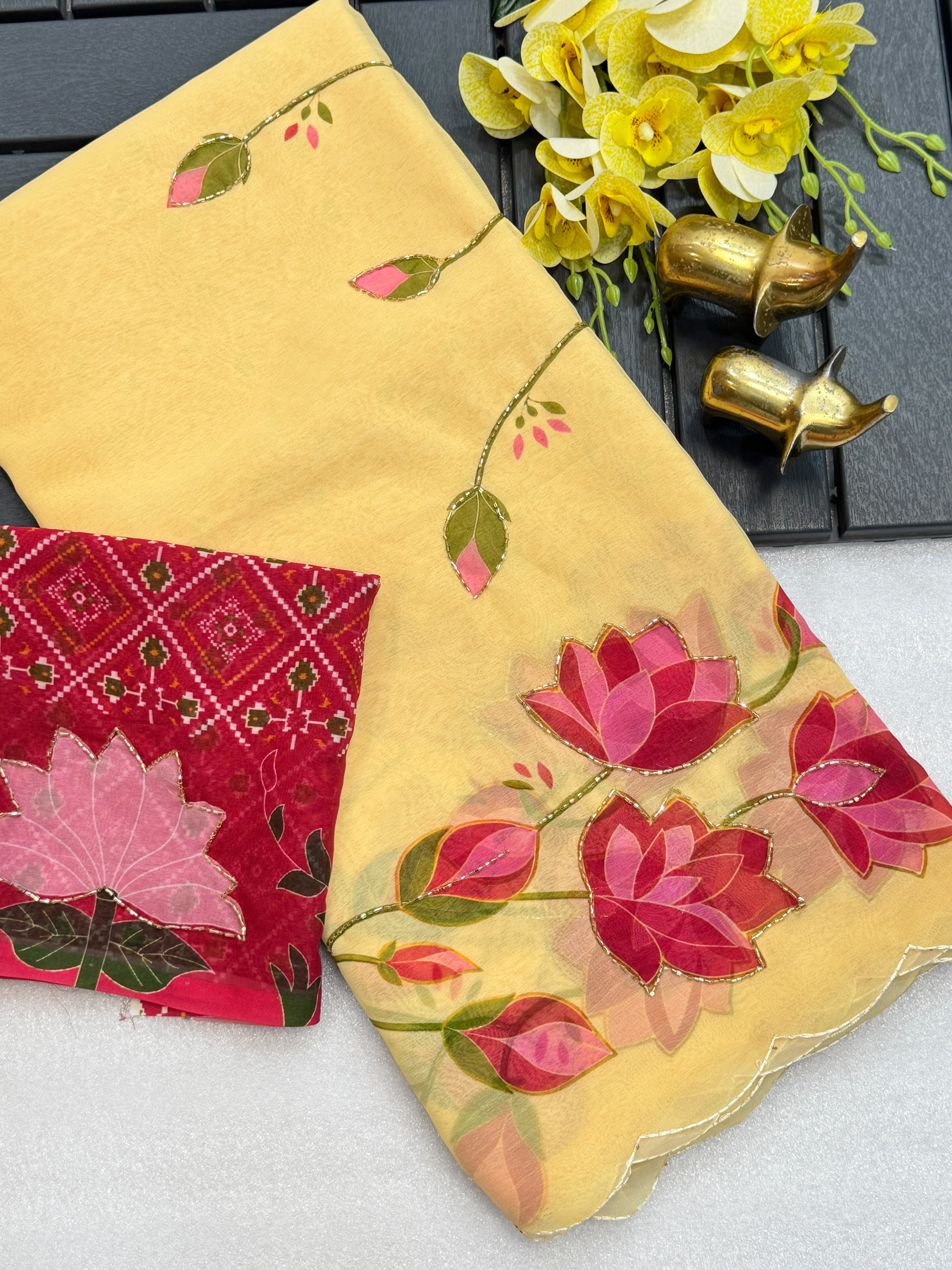Designer Saree - Design: Floral