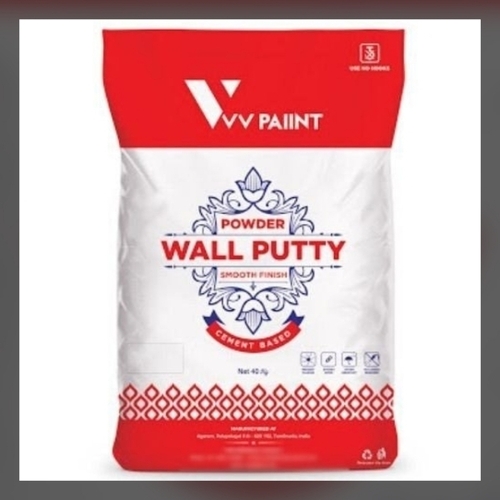 White wall putty powder bag