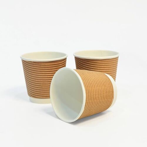 Disposable Brown Paper Coffee Cup