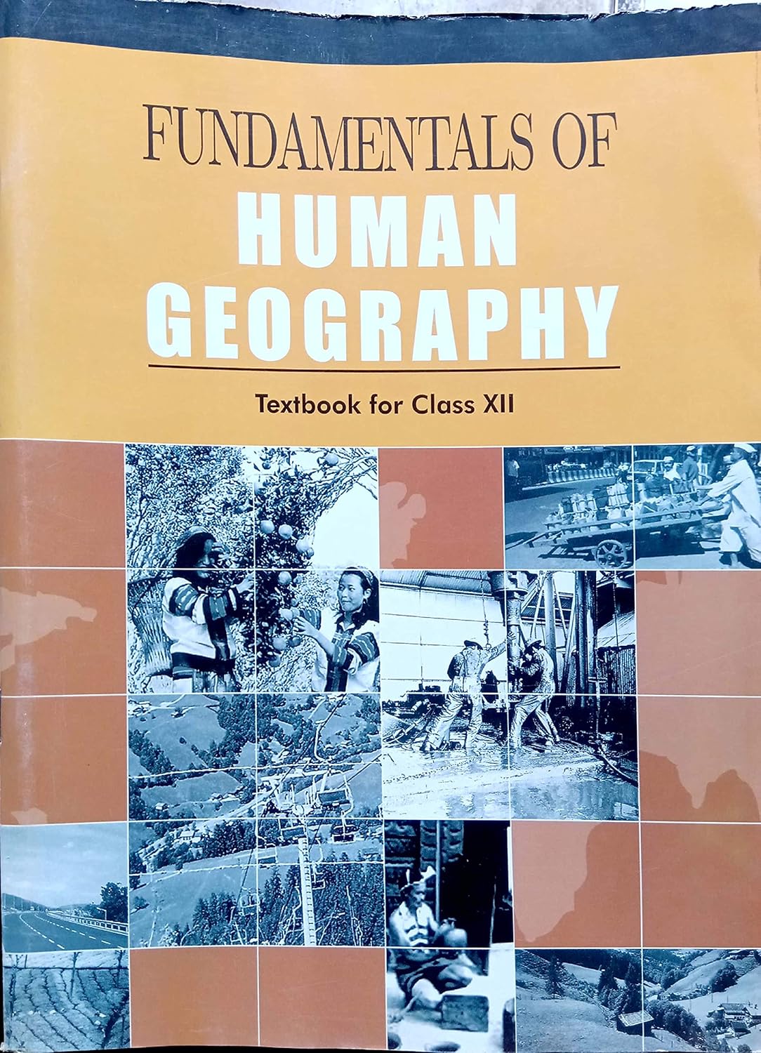 Fundamental Of Human Geography Class 12 NCERT Book - A4 Offset Paper, Perfect Bound | Exam Oriented, Clear Maps, Case Studies