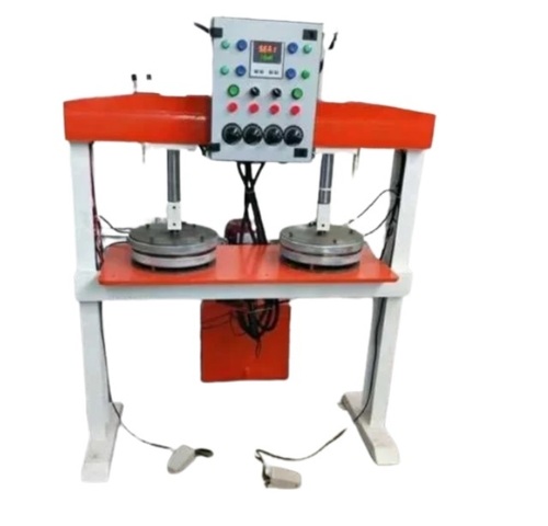 Hydraulic Paper Plate Making Machine Double Die Semi-Automatic - Mild Steel, Up To 18 Inch Dies | 1501-4000 Pcs/Hr, 2 HP Motor, 251-400 Kg