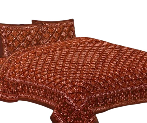 Jaipuri Dabu Printed Bedsheet