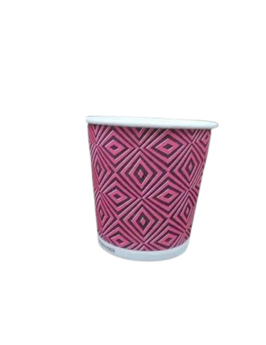 Pink Printed Disposable Paper Cup