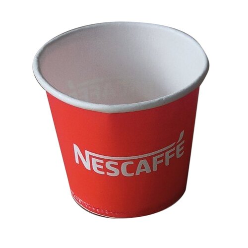 Red Round Disposable Printed Paper Cup
