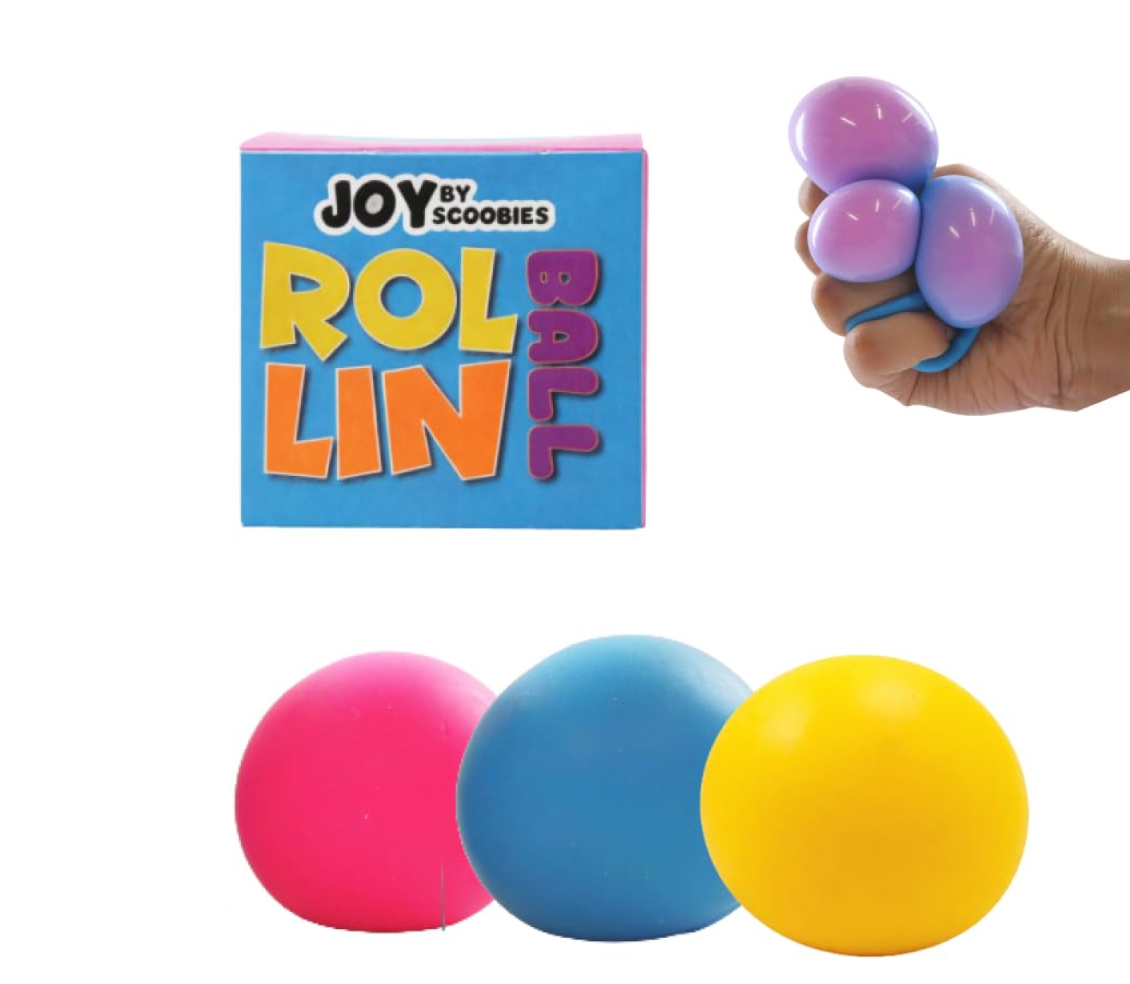 Rollin Ball Toys - Color: Multi