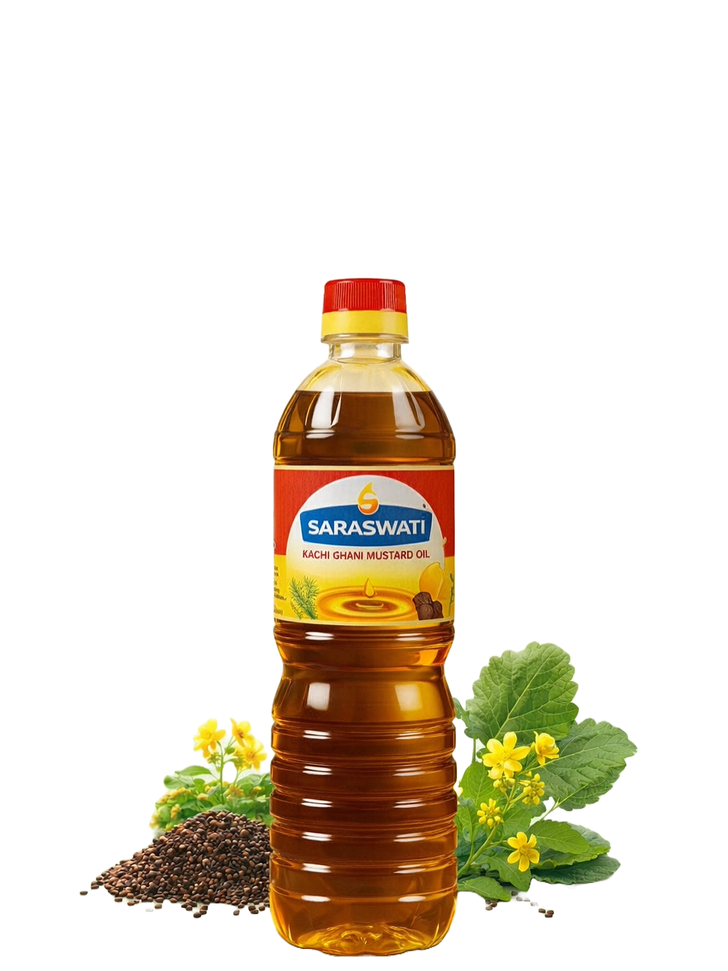 Saraswati Kacchi Ghani Mustard Oil 1 ltr