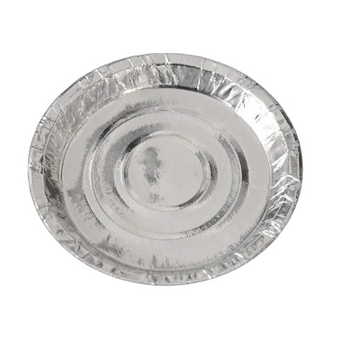 Silver Paper Disposable Plate