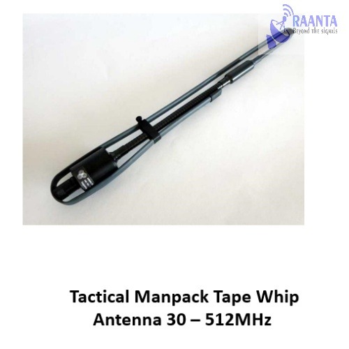 Tactical Manpack Tape Whip Antenna 30-512MHz