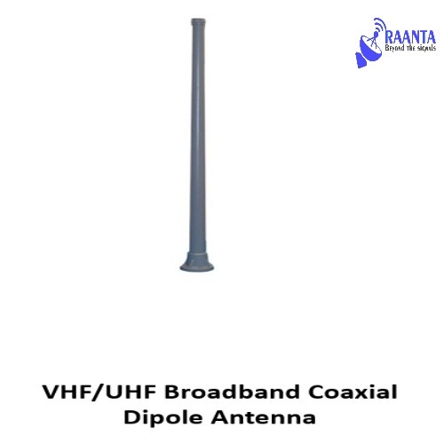Vhf Uhf Broadband Coaxial Dipole Antenna