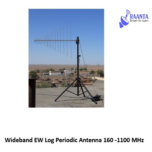 Wideband Ew Log Periodic Antenna 160-1100 Mhz
