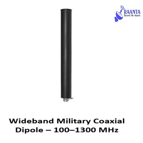 Wideband Military Coaxial Dipole Antenna