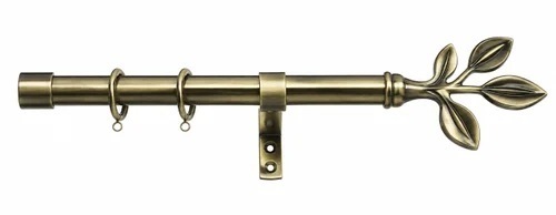 16 Mm Zinc Alloy Decorative Curtain Rod