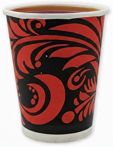 350ml Disposable Printed Paper Juice Cup
