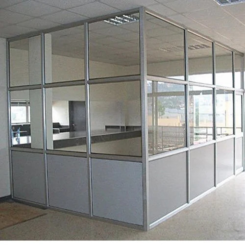 8 Ft Aluminium Office Partition Works