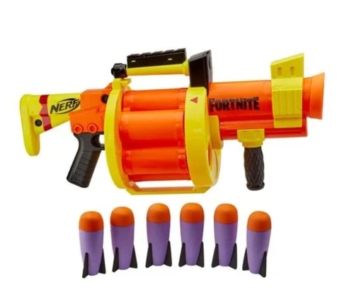 Nerf Fortnite GL फायरिंग ब्लास्टर गन