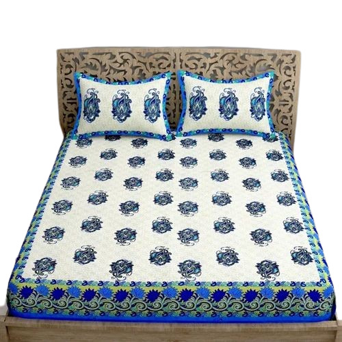 Pure Cotton Double Bedsheet