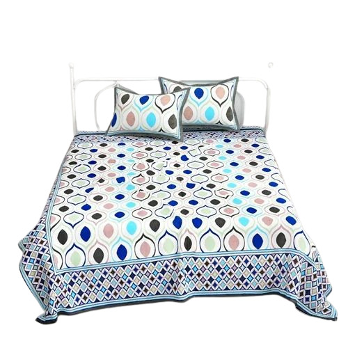 Sanganeri Cotton Printed Double Bedsheets