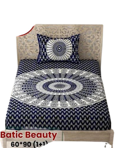 Sanganeri Print Single Bed Sheet