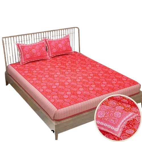 Sanganeri Printed Cotton Bed Sheets