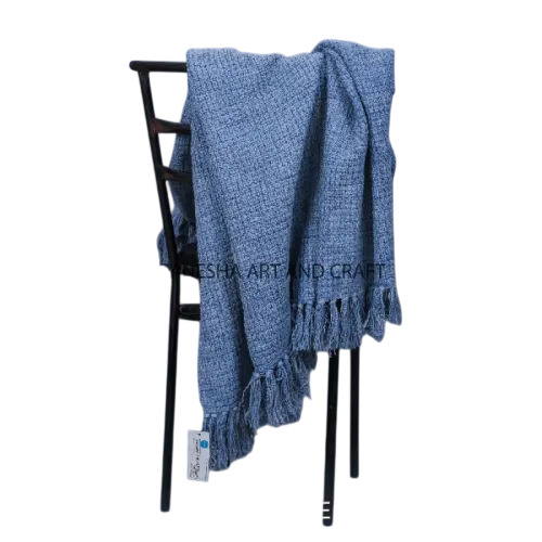 Wool Stone Washed Throw Blanket