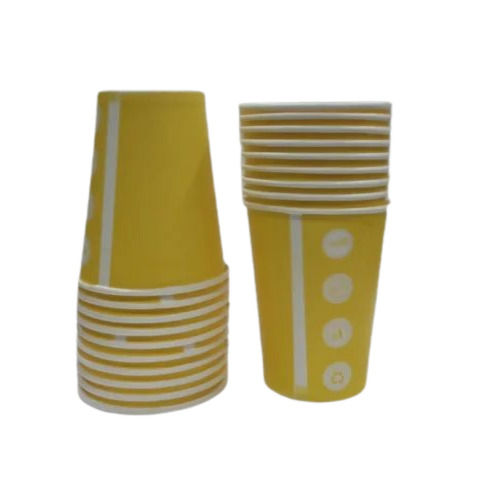 Yellow Disposable Paper Cup