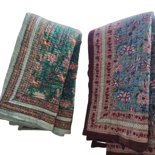 Mansoori Sankhla Block Print Quilt