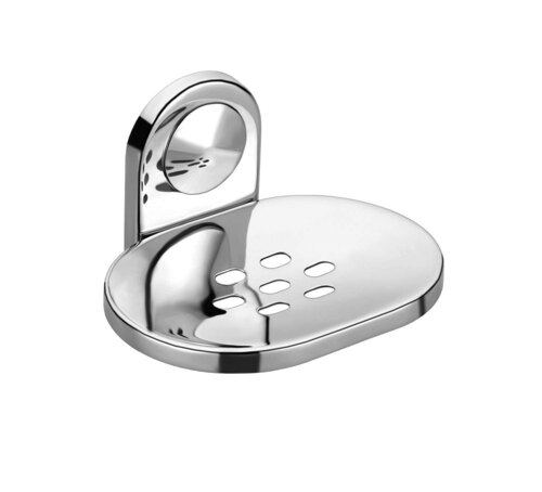 Silver Single Stainless Steel Soap Dish
