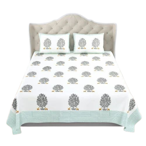 Washable Printed Cotton Bedsheet