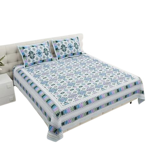 100% Cotton Designer Double Bedsheet