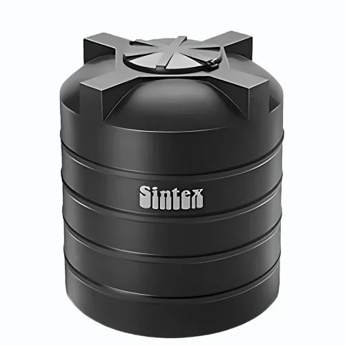 500 L Sintex Classic Two Layer Water Tank - Color: Black