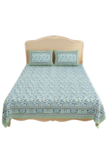Cotton Printed Double Bedsheet