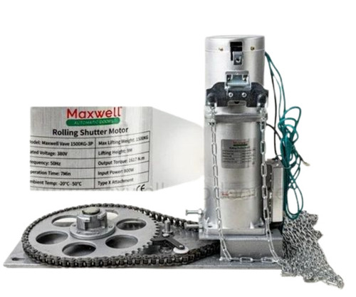1500 Kg Rolling Shutter Motor - Steel Silver | Explosion-Proof Durable 1 Year Warranty