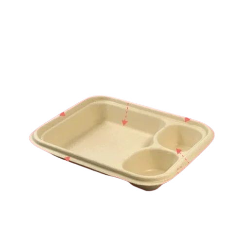 3 Compartment Disposable Food Tray