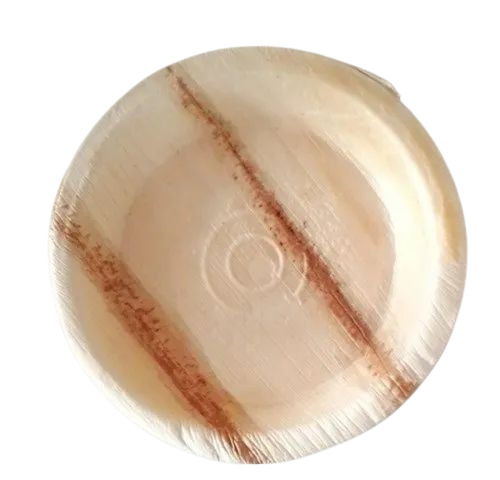8 Inch Round Areca Leaf Plate