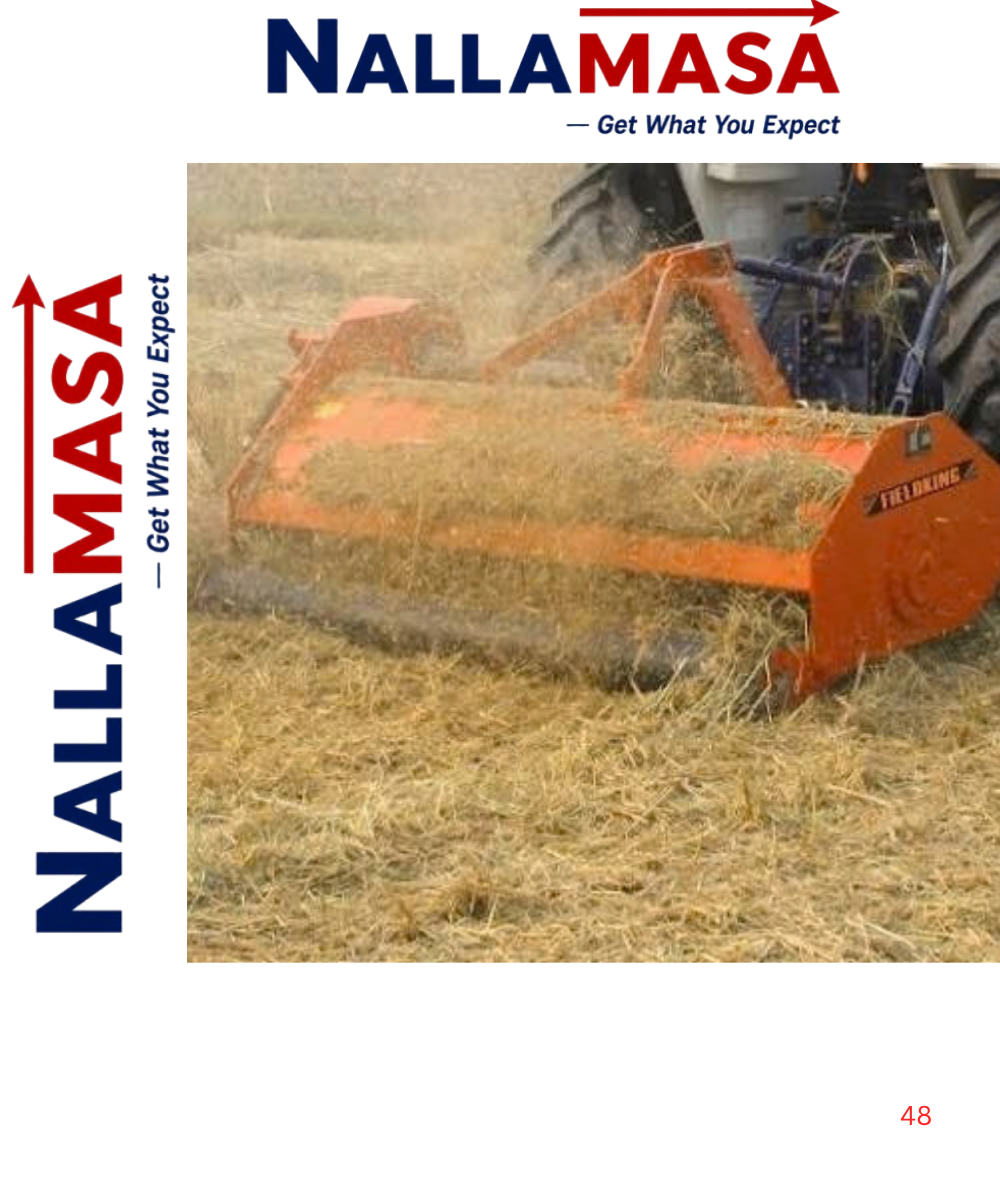 Agricultural Mulcher - Features: Heavy-Duty Blades