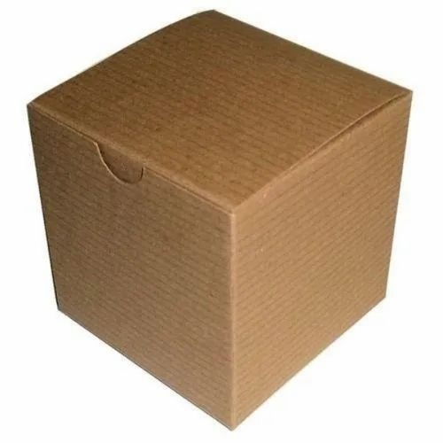 Cardboard Storage Box - Color: Brown