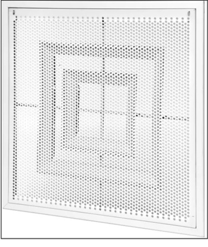 Perforated Face Diffuser